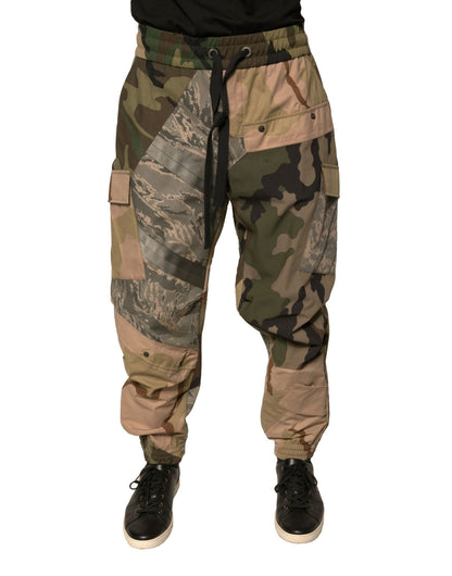 Dolce & Gabbana Multicolor Camouflage Jogger Sweatpants Pants – IT48 | M par Dolce & Gabbana | Disponible sur Sandy Store ByNet