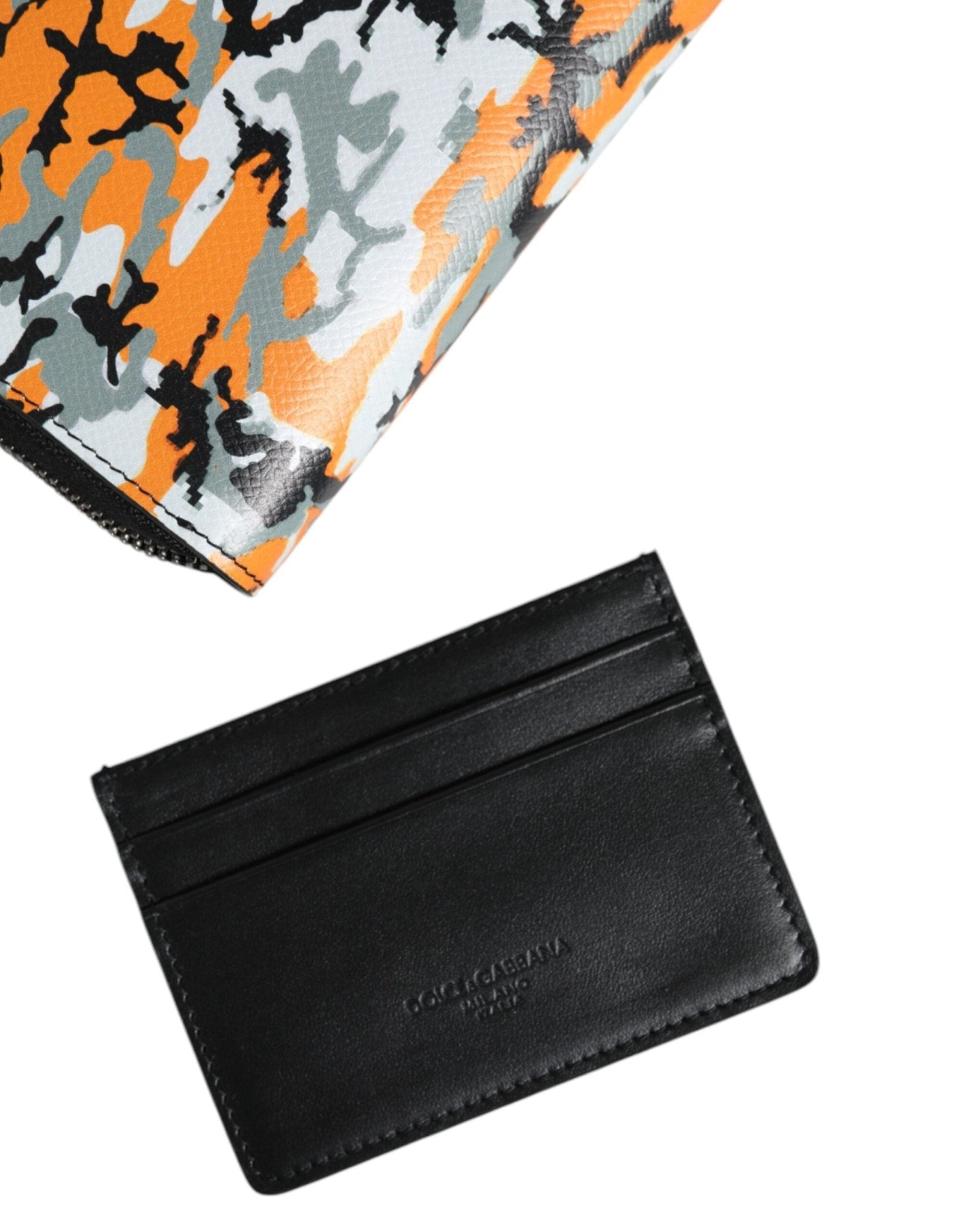 Dolce & Gabbana Multicolor Camouflage Leather Purse Cross Body Bag - Sandy Store ByNet