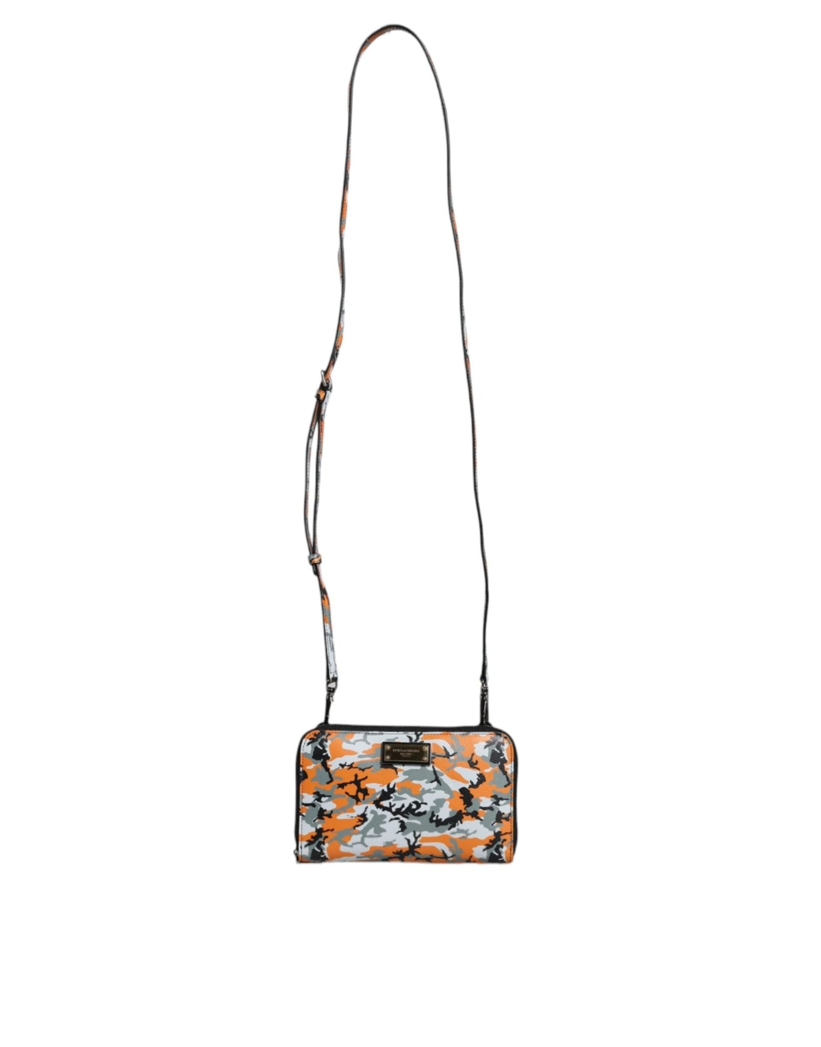 Dolce & Gabbana Multicolor Camouflage Leather Purse Cross Body Bag - Sandy Store ByNet