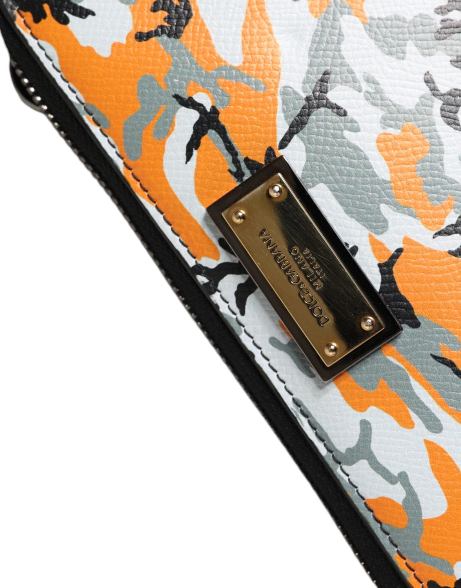 Dolce & Gabbana Multicolor Camouflage Leather Purse Cross Body Bag - Sandy Store ByNet