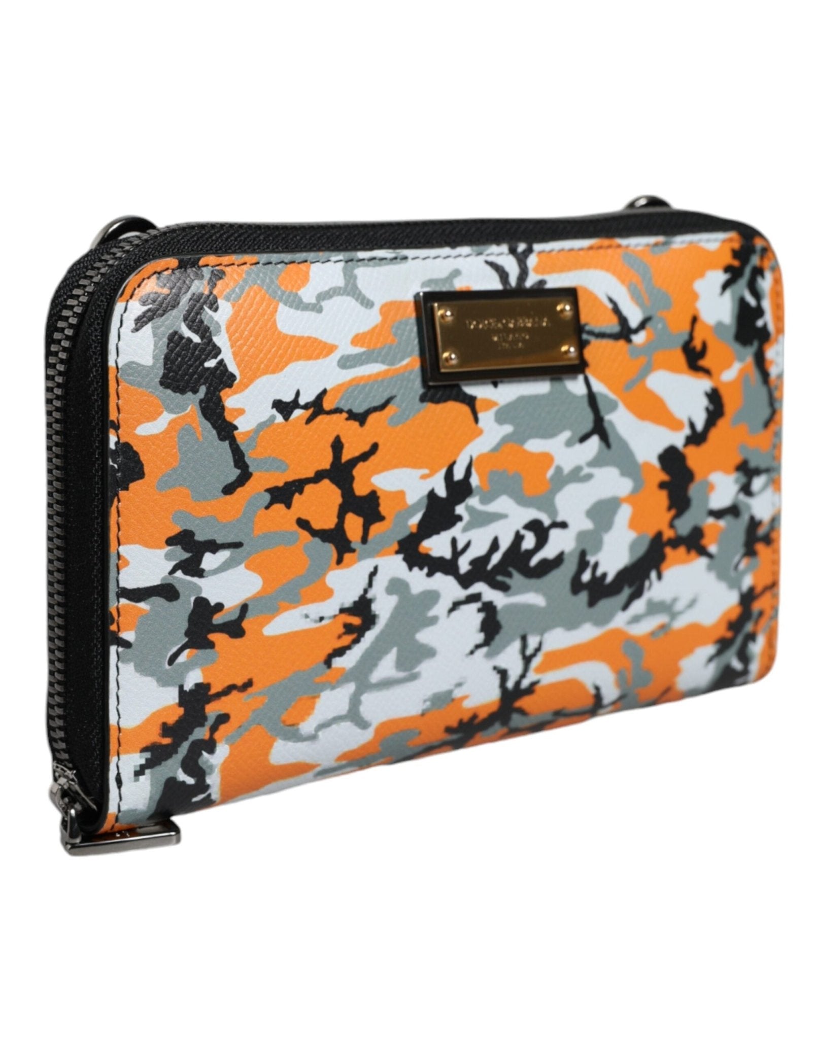 Dolce & Gabbana Multicolor Camouflage Leather Purse Cross Body Bag - Sandy Store ByNet