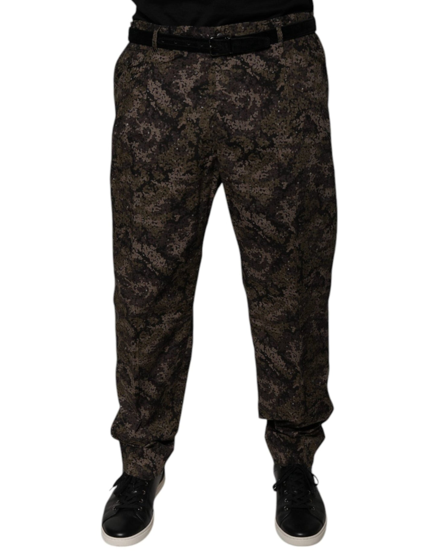 Dolce & Gabbana Multicolor Camouflage Men Dress Pants – IT54 | XL par Dolce & Gabbana | Disponible sur Sandy Store ByNet