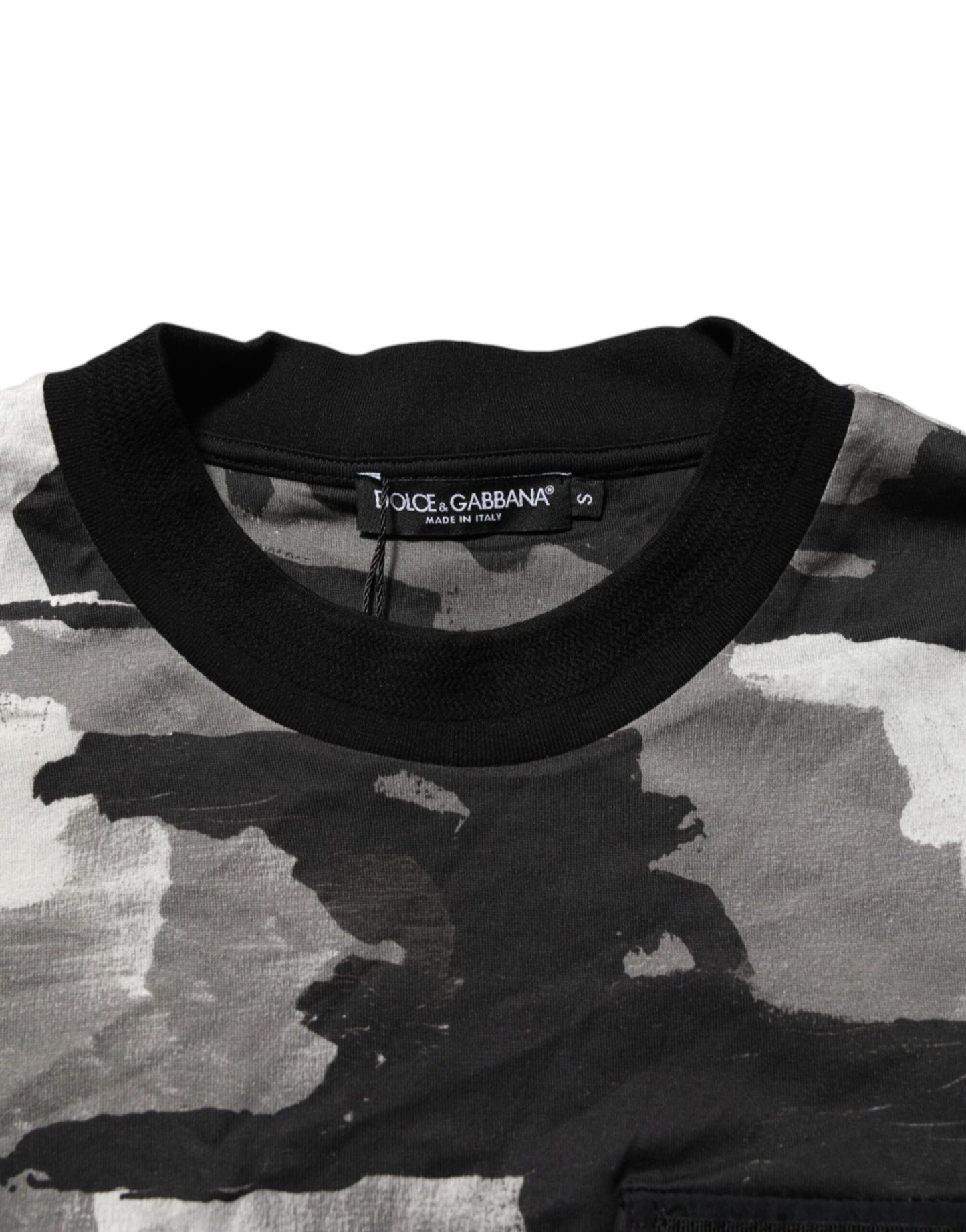 Dolce & Gabbana Multicolor Camouflage Men Short Sleeves T-shirt – S par Dolce & Gabbana | Disponible sur Sandy Store ByNet