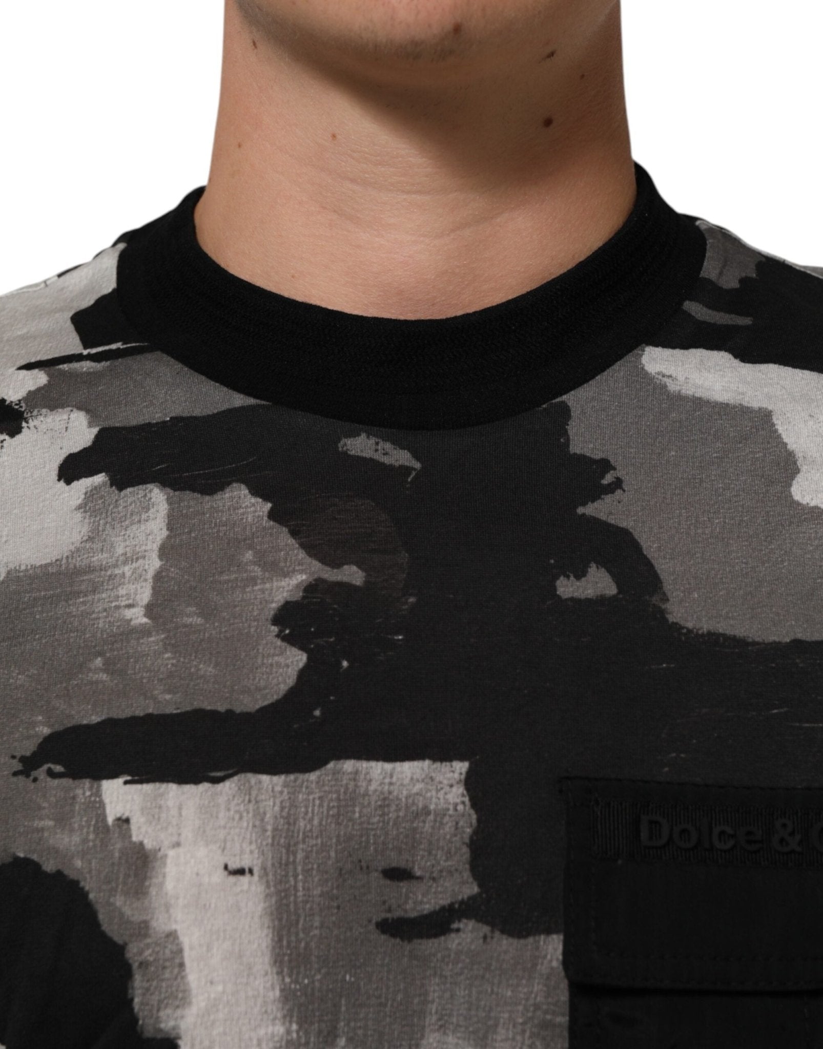Dolce & Gabbana Multicolor Camouflage Men Short Sleeves T-shirt – S par Dolce & Gabbana | Disponible sur Sandy Store ByNet