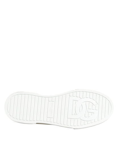 Dolce & Gabbana Multicolor Cotton Logo Low Top Sneakers Shoes – EU44/US11 par Dolce & Gabbana | Disponible sur Sandy Store ByNet