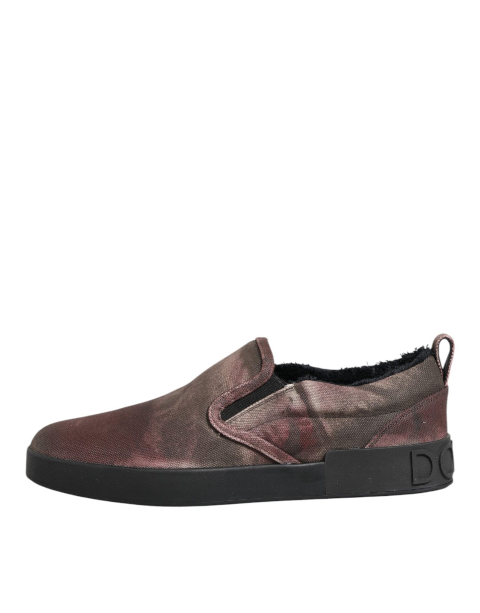 Dolce & Gabbana Multicolor Cotton Low Top Slip On Men Sneakers Shoes – EU44/US11 par Dolce & Gabbana | Disponible sur Sandy Store ByNet