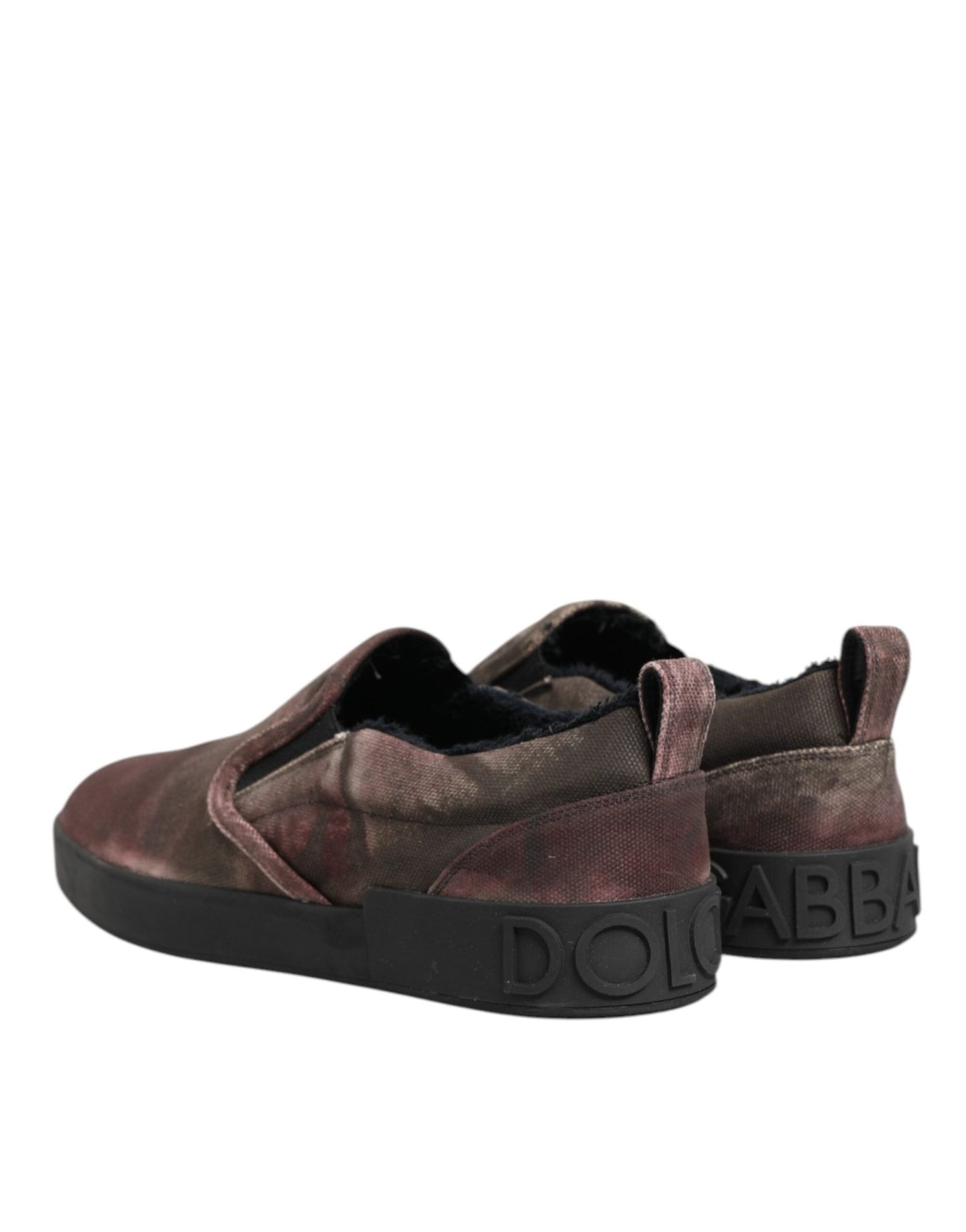 Dolce & Gabbana Multicolor Cotton Low Top Slip On Men Sneakers Shoes – EU44/US11 par Dolce & Gabbana | Disponible sur Sandy Store ByNet