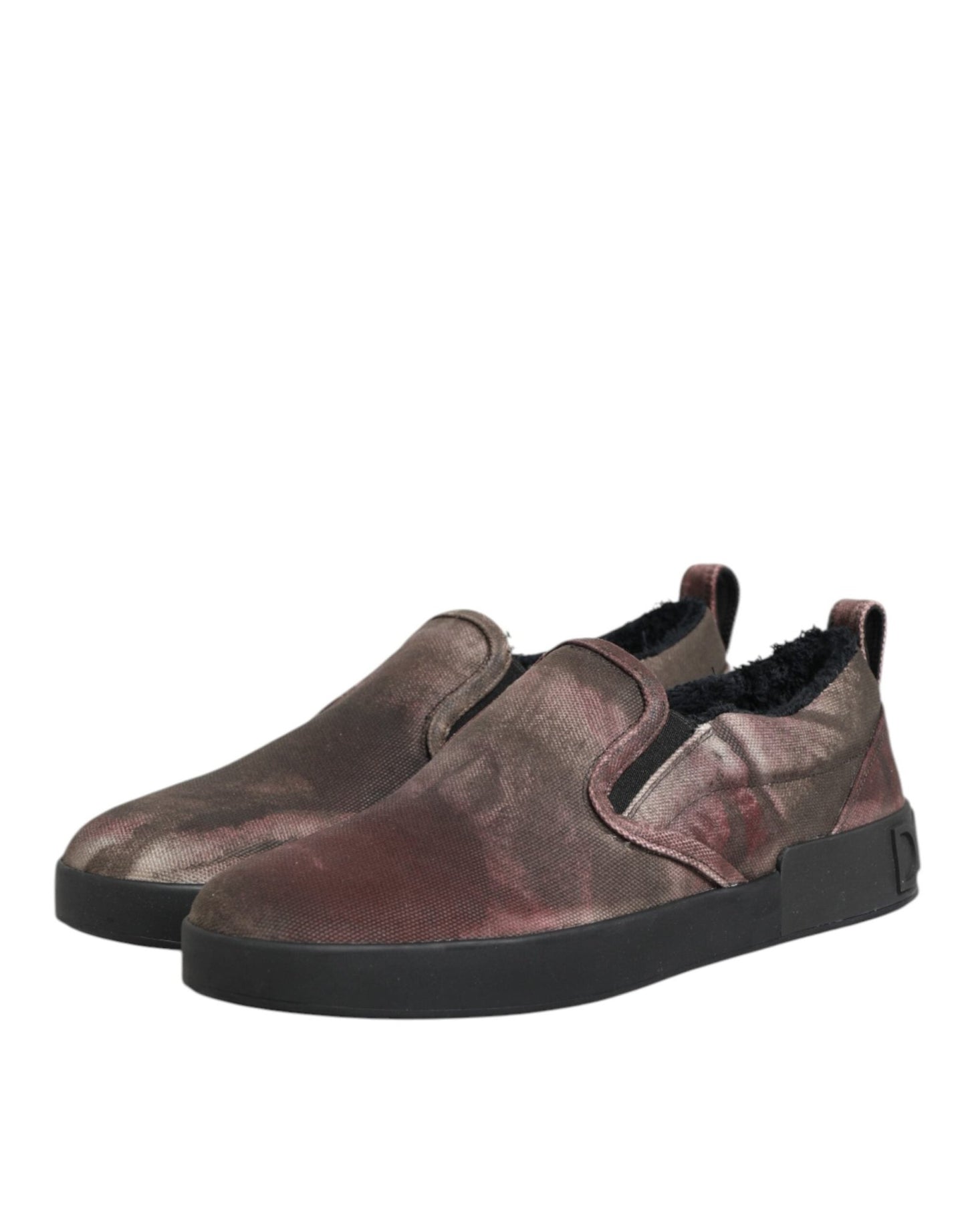 Dolce & Gabbana Multicolor Cotton Low Top Slip On Men Sneakers Shoes – EU44/US11 par Dolce & Gabbana | Disponible sur Sandy Store ByNet