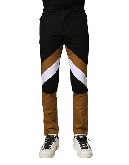 Dolce & Gabbana Multicolor Cotton Slim Fit Men Pants – IT44 | XS par Dolce & Gabbana | Disponible sur Sandy Store ByNet
