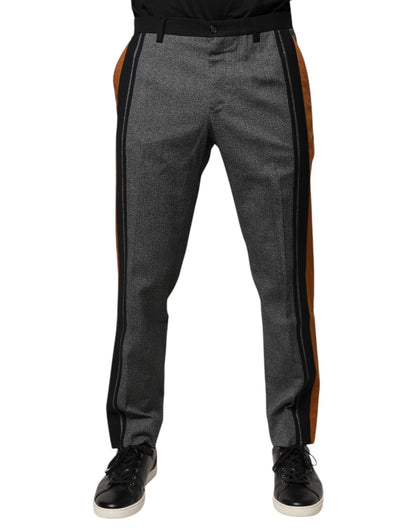 Dolce & Gabbana Multicolor Cotton Tapered Dress Formal Pants – IT50 | L par Dolce & Gabbana | Disponible sur Sandy Store ByNet