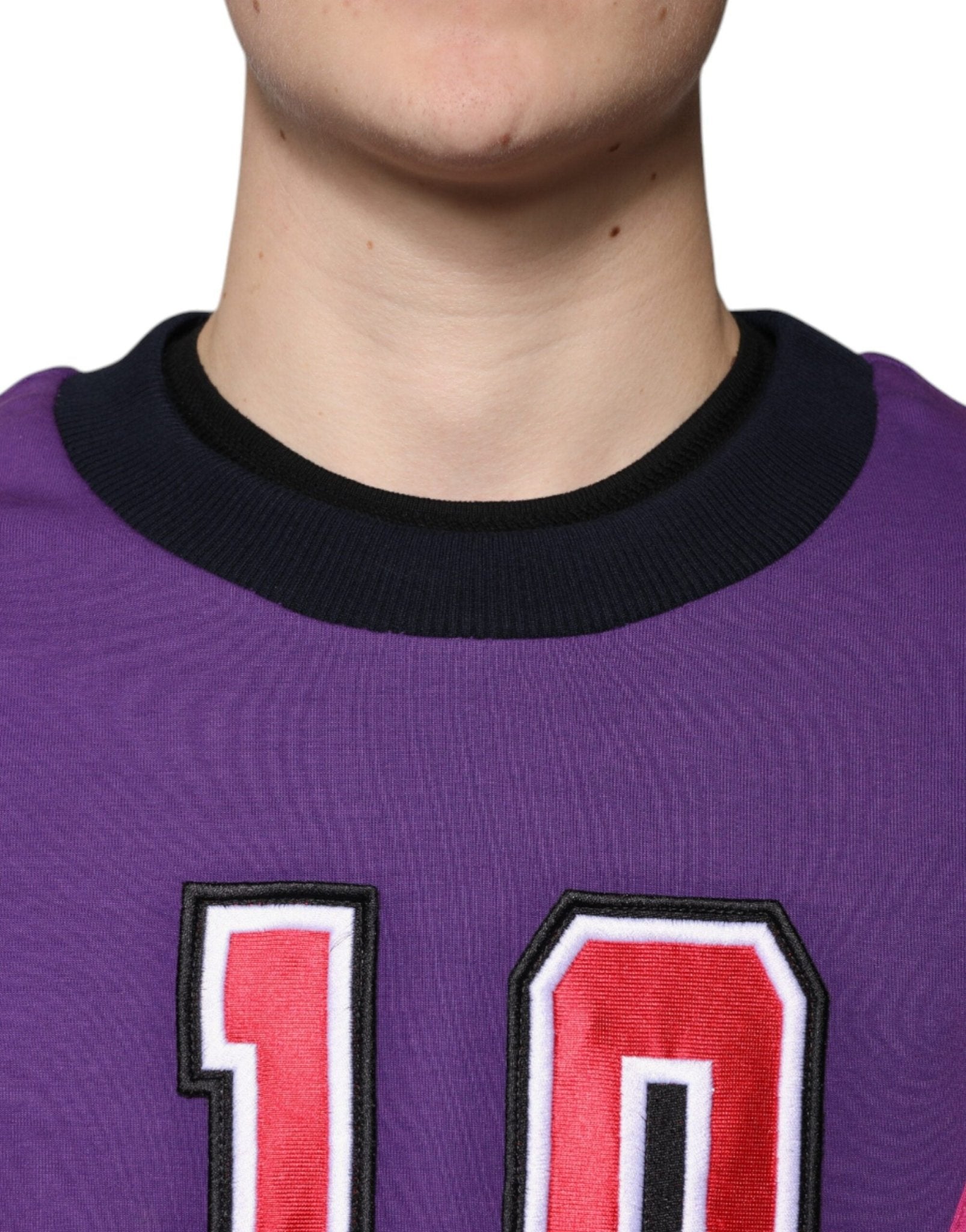 Dolce & Gabbana Multicolor Crew Neck Men Sweatshirt Sweater - Sandy Store ByNet