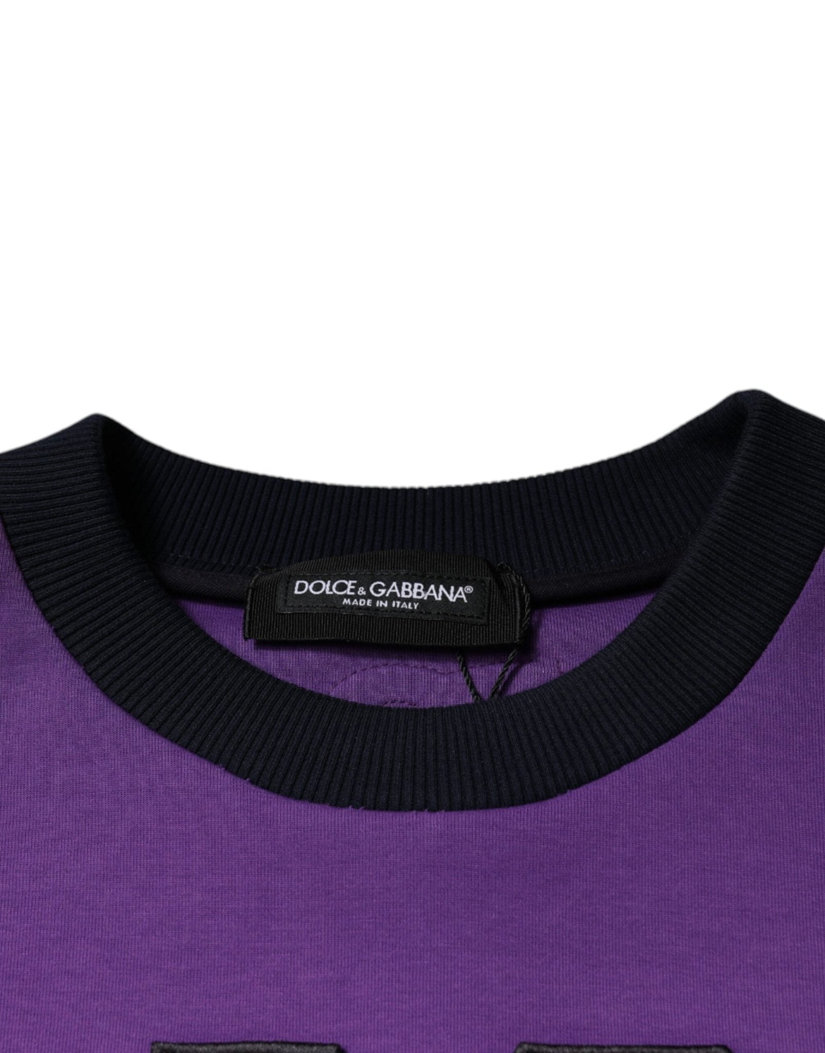 Dolce & Gabbana Multicolor Crew Neck Men Sweatshirt Sweater - Sandy Store ByNet