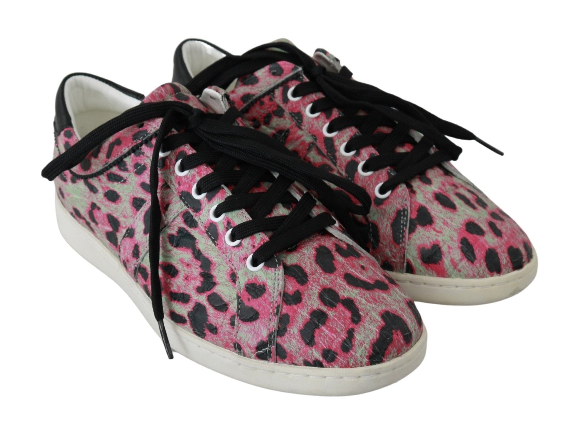 Dolce & Gabbana Multicolor Crocodile Leather Sneakers - Sandy Store ByNet