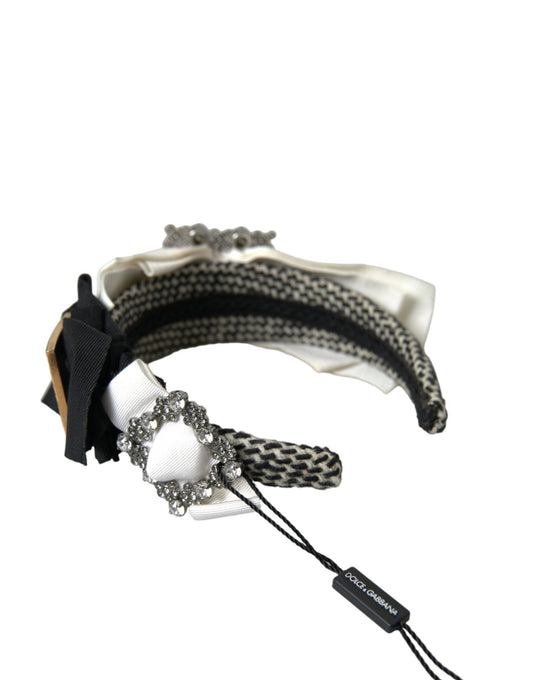 Dolce & Gabbana Multicolor Crystal Embellished Women Headband Diadem - Sandy Store ByNet