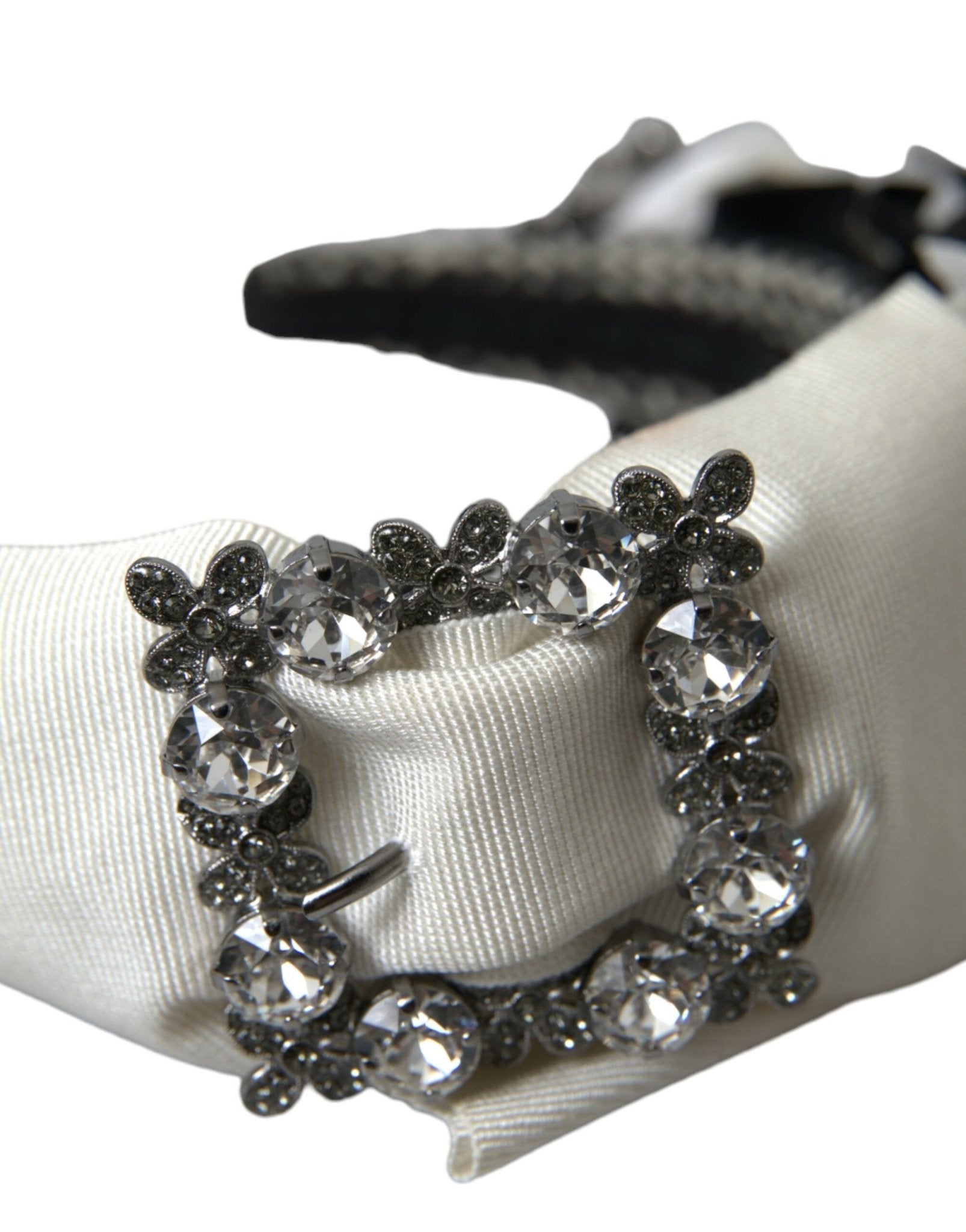 Dolce & Gabbana Multicolor Crystal Embellished Women Headband Diadem - Sandy Store ByNet
