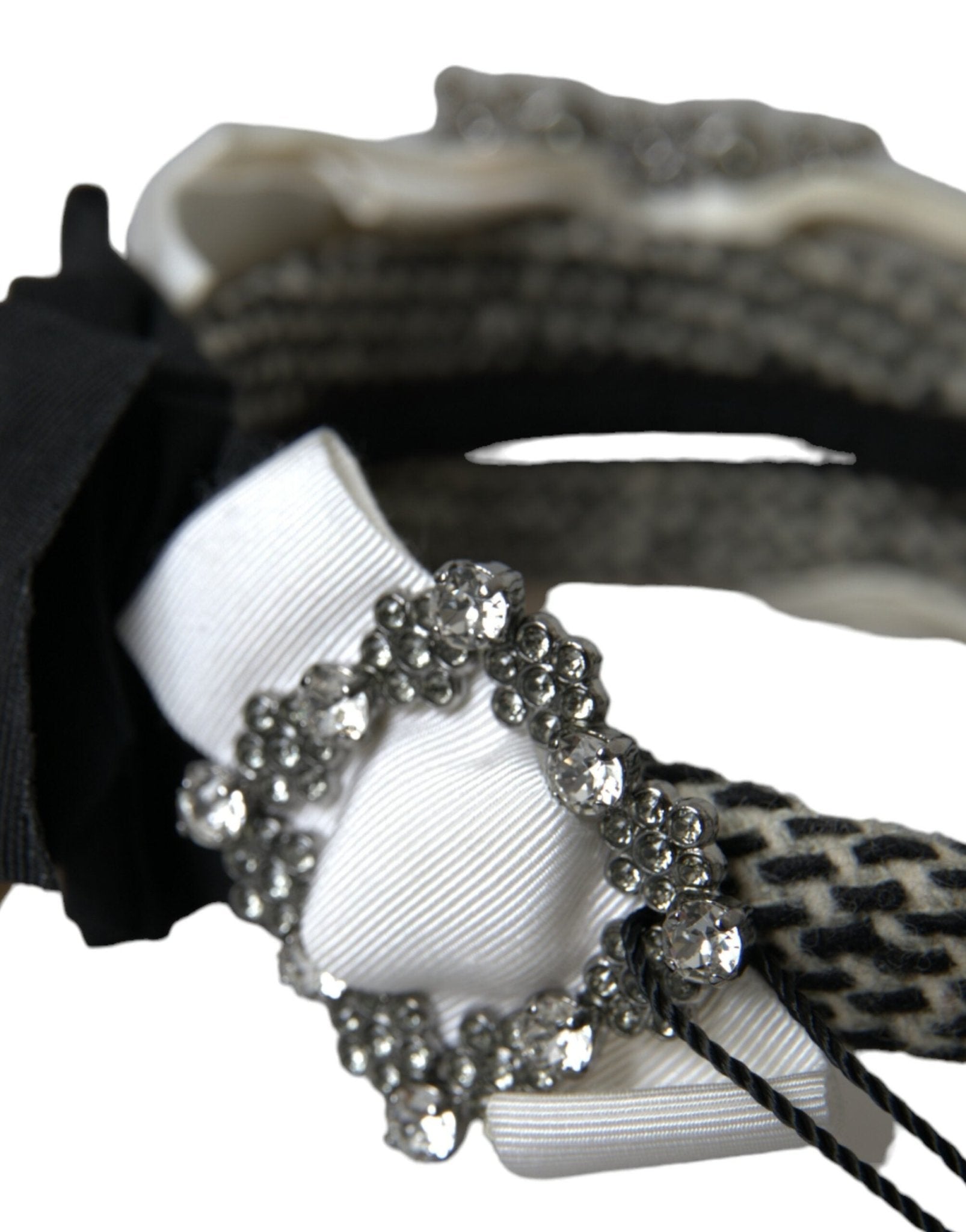 Dolce & Gabbana Multicolor Crystal Embellished Women Headband Diadem - Sandy Store ByNet