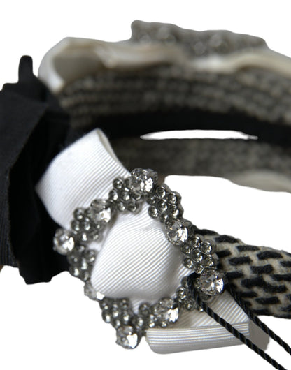 Dolce & Gabbana Multicolor Crystal Embellished Women Headband Diadem - Sandy Store ByNet