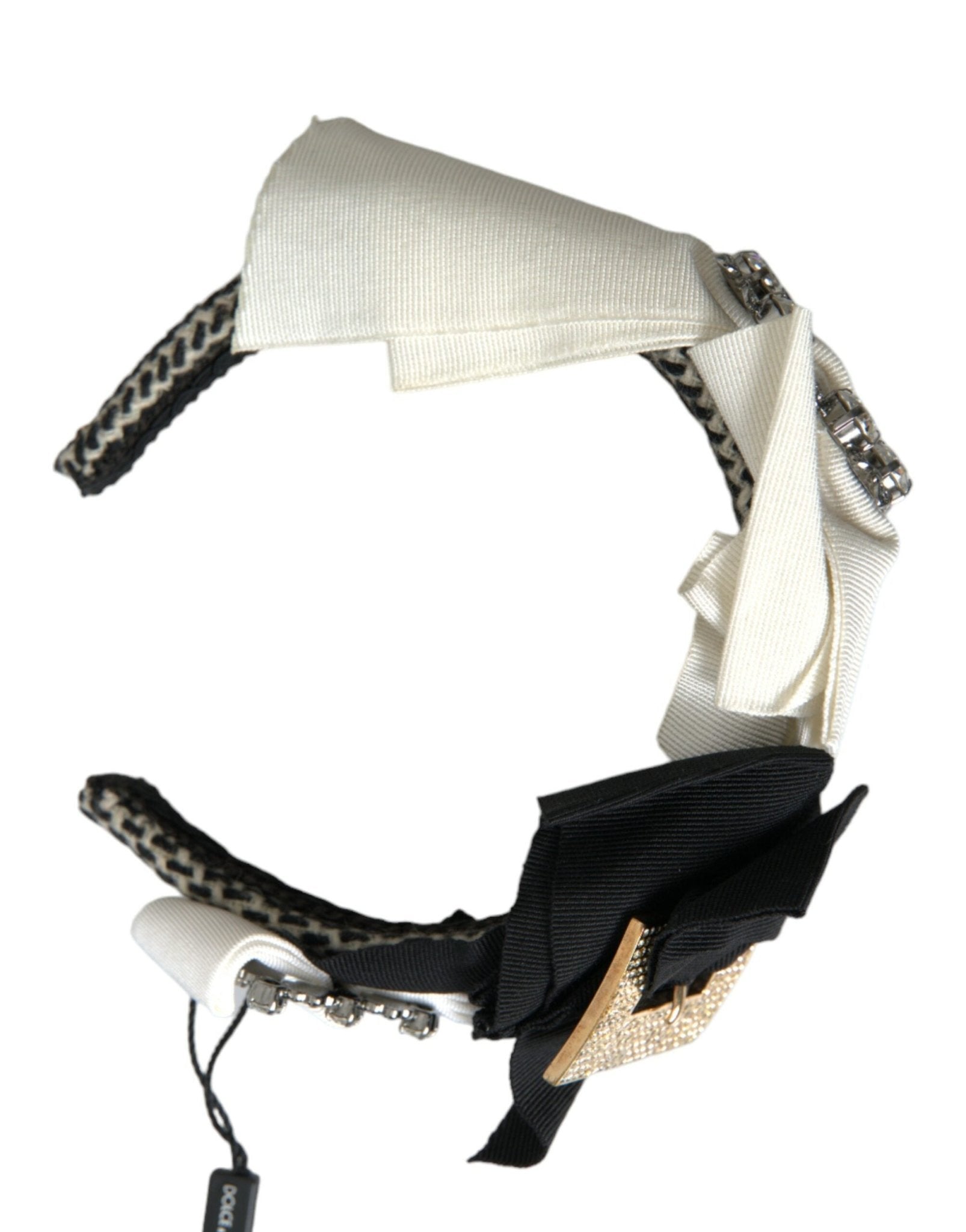 Dolce & Gabbana Multicolor Crystal Embellished Women Headband Diadem - Sandy Store ByNet