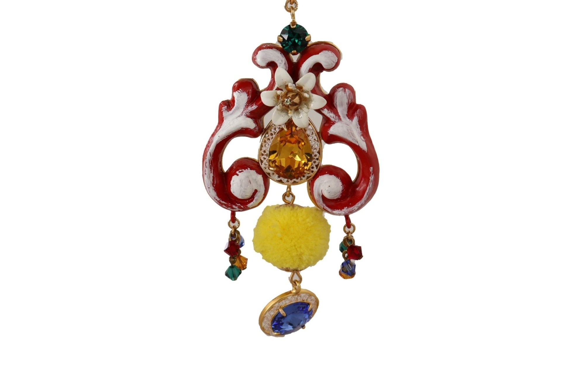 Dolce & Gabbana Multicolor Crystal Statement Necklace - Sandy Store ByNet