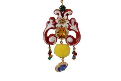 Dolce & Gabbana Multicolor Crystal Statement Necklace - Sandy Store ByNet