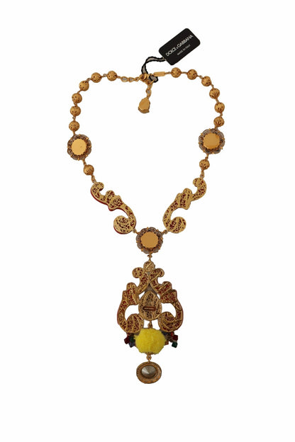 Dolce & Gabbana Multicolor Crystal Statement Necklace - Sandy Store ByNet