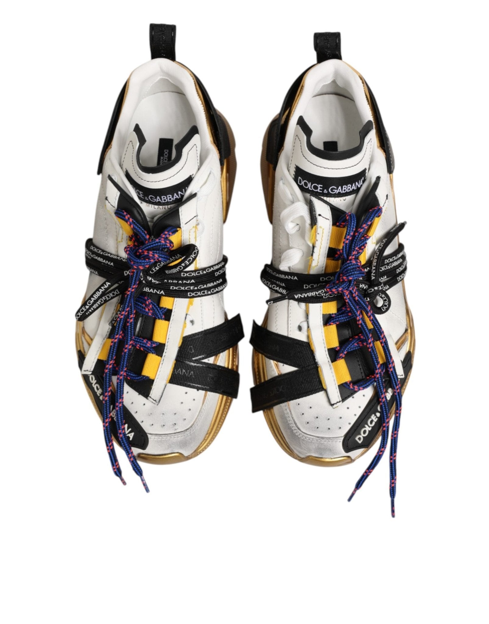Dolce & Gabbana Multicolor Daymaster Low Top Sneakers Shoes – EU40.5/US7.5 par Dolce & Gabbana | Disponible sur Sandy Store ByNet