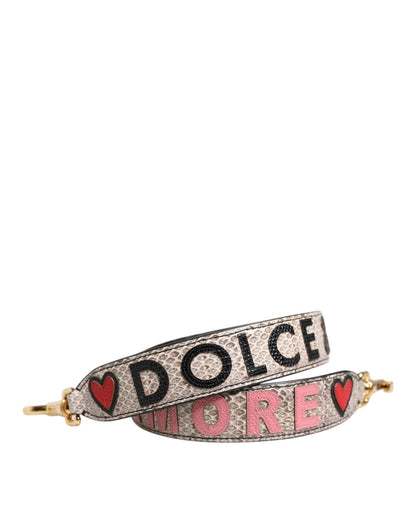 Dolce & Gabbana Multicolor DG AMORE Patch Bag Accessory Shoulder Strap – par Dolce & Gabbana | Disponible sur Sandy Store ByNet