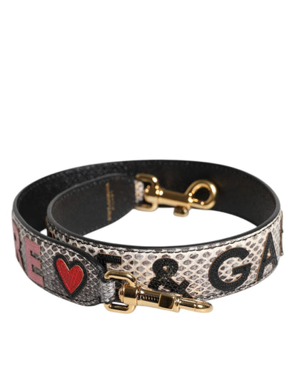 Dolce & Gabbana Multicolor DG AMORE Patch Bag Shoulder Strap – par Dolce & Gabbana | Disponible sur Sandy Store ByNet