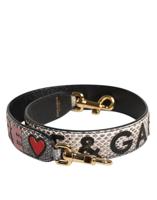 Dolce & Gabbana Multicolor DG AMORE Patch Bag Shoulder Strap – par Dolce & Gabbana | Disponible sur Sandy Store ByNet