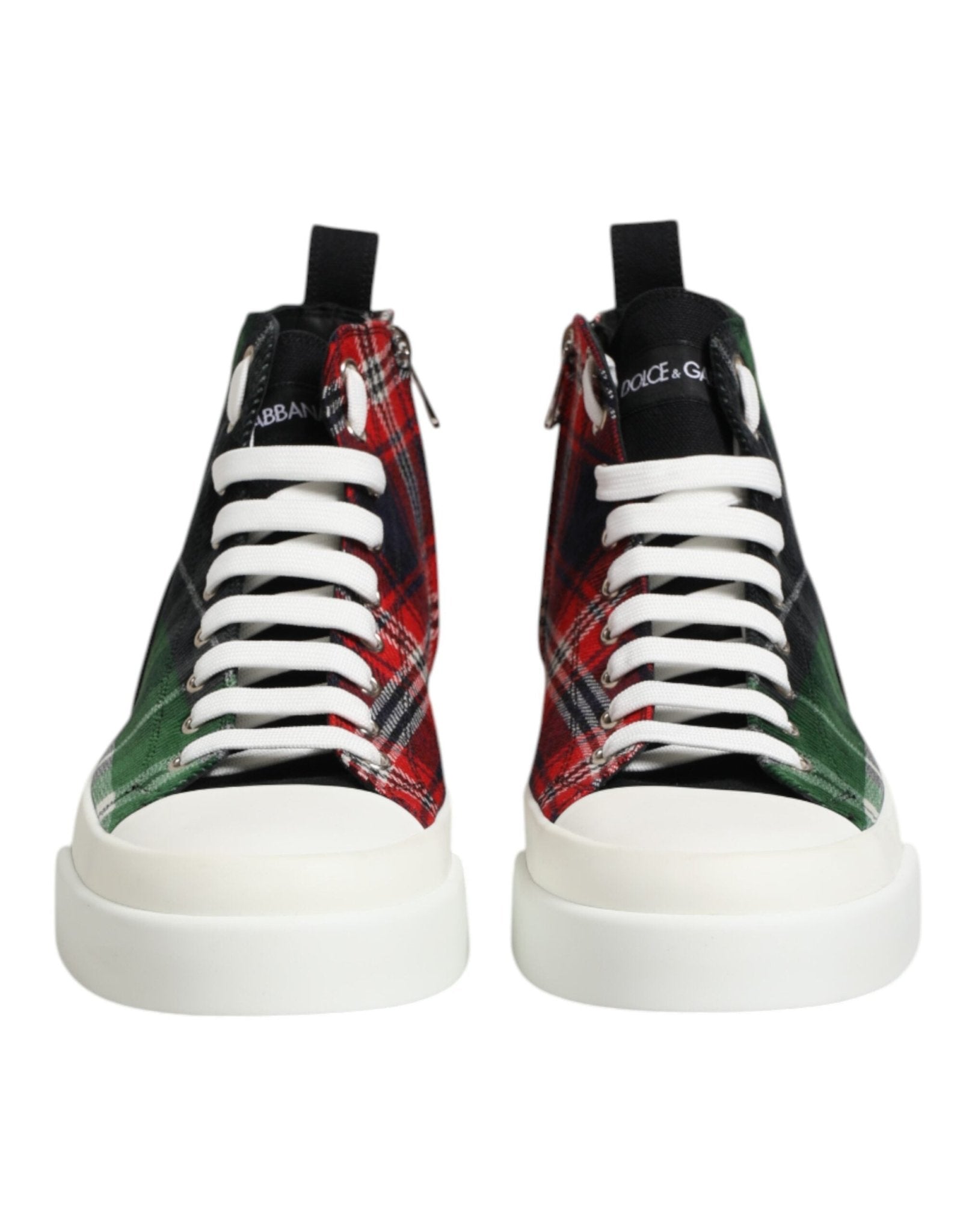 Dolce & Gabbana Multicolor DG Logo Men High Top Sneakers Shoes – EU 42 | US 9 par Dolce & Gabbana | Disponible sur Sandy Store ByNet