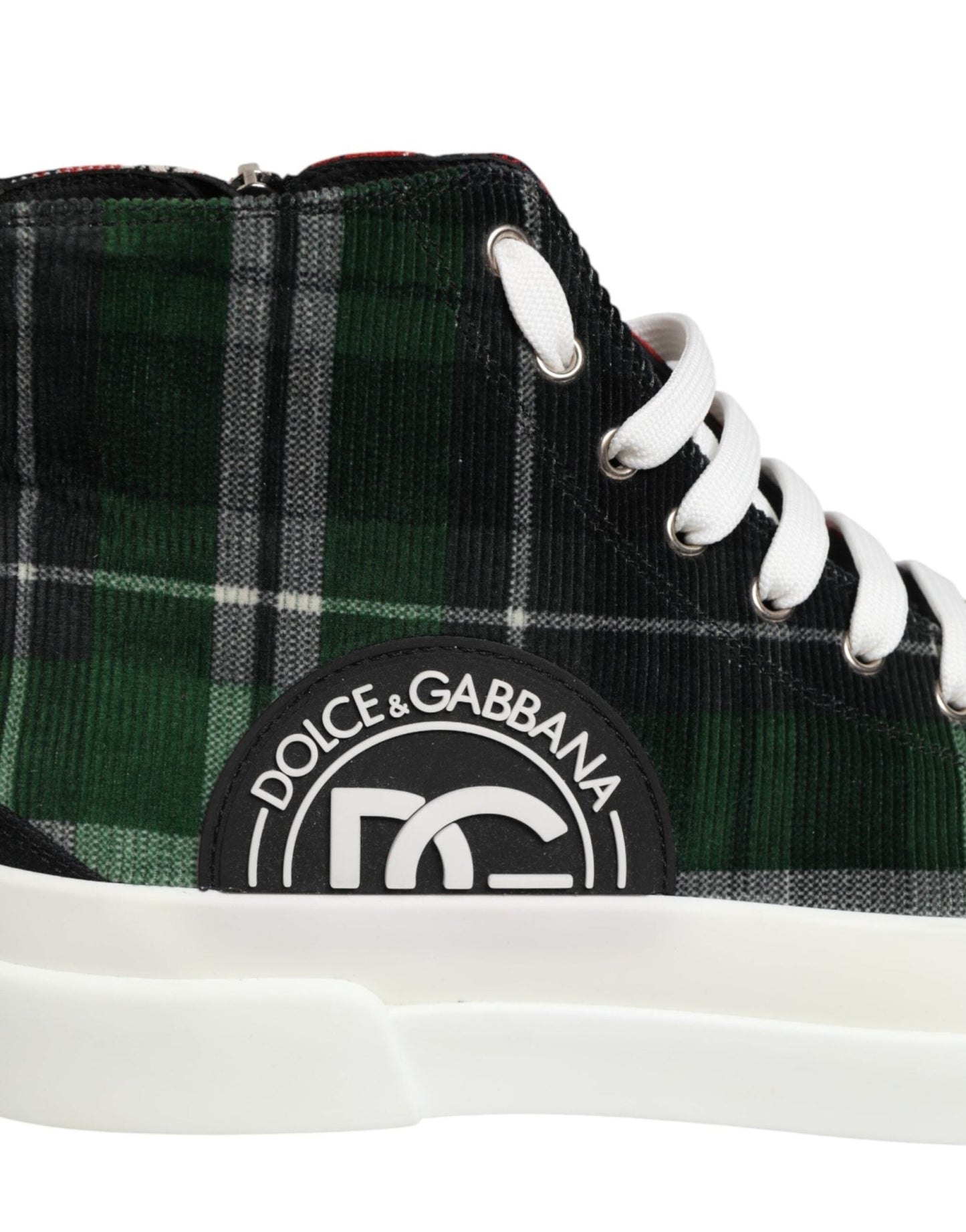 Dolce & Gabbana Multicolor DG Logo Men High Top Sneakers Shoes – EU 42 | US 9 par Dolce & Gabbana | Disponible sur Sandy Store ByNet