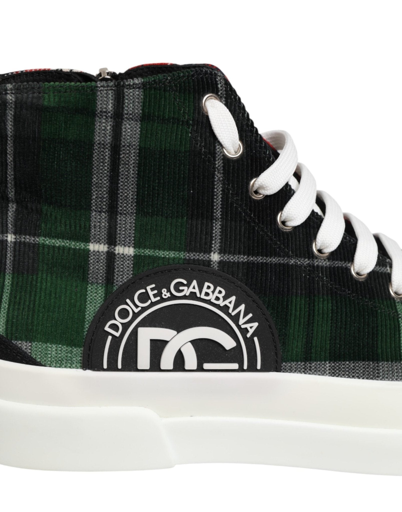 Dolce & Gabbana Multicolor DG Logo Men High Top Sneakers Shoes – EU 42 | US 9 par Dolce & Gabbana | Disponible sur Sandy Store ByNet