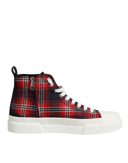 Dolce & Gabbana Multicolor DG Logo Men High Top Sneakers Shoes – EU 42 | US 9 par Dolce & Gabbana | Disponible sur Sandy Store ByNet