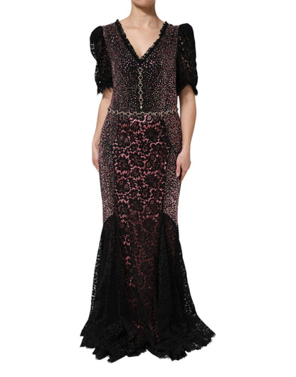 Dolce & Gabbana Multicolor Embellished Mermaid Gown Dress – IT48|XXL par Dolce & Gabbana | Disponible sur Sandy Store ByNet