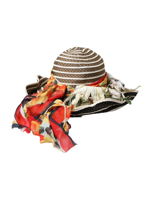 Dolce & Gabbana Multicolor Fantasy Wide Brim Floppy Hat – 56 cm|XS par Dolce & Gabbana | Disponible sur Sandy Store ByNet
