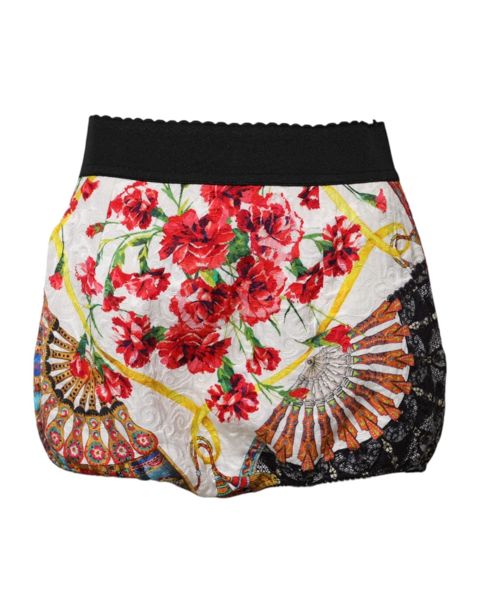Dolce & Gabbana Multicolor Floral High Waist Hot Pants Shorts – IT42|M par Dolce & Gabbana | Disponible sur Sandy Store ByNet