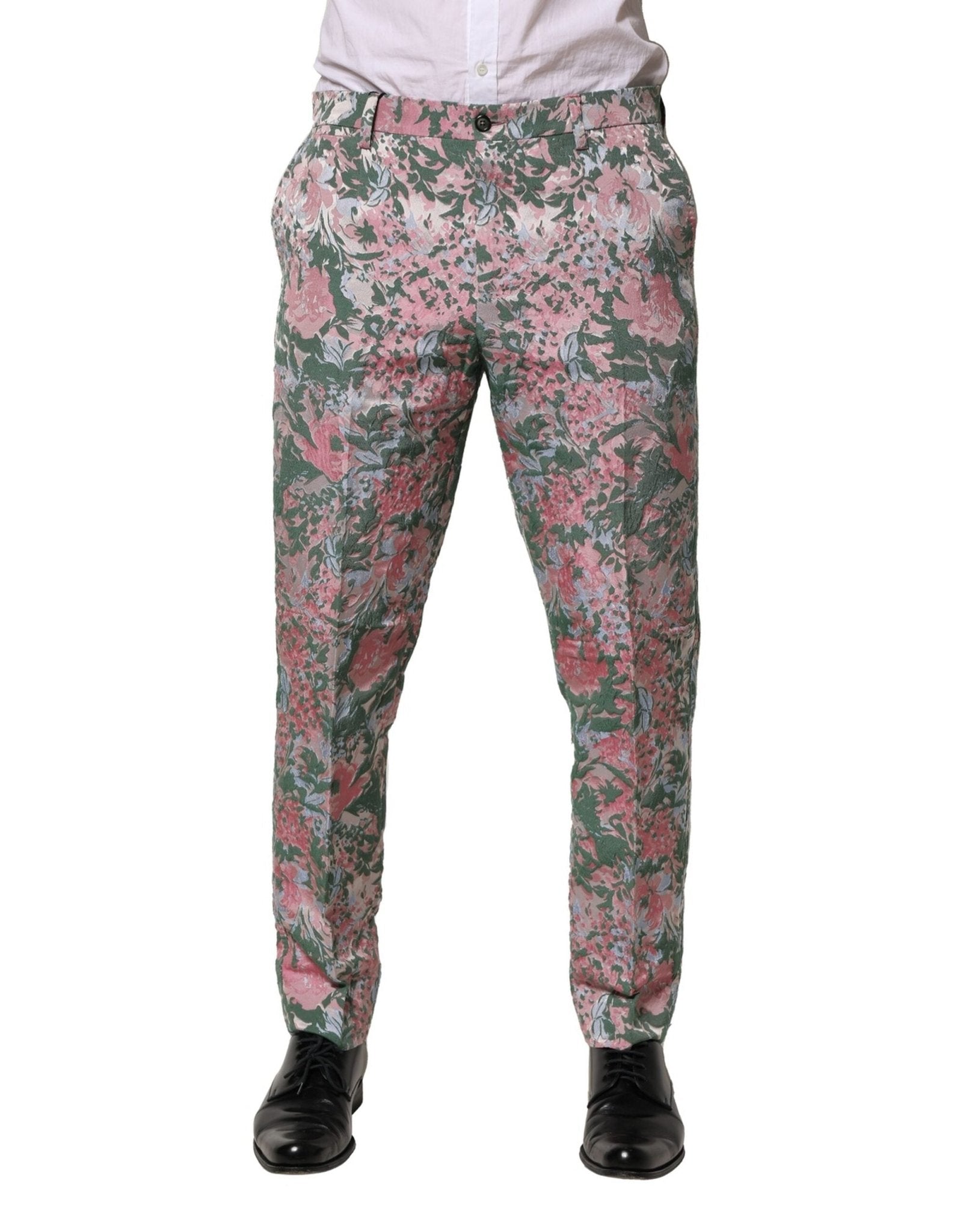 Dolce & Gabbana Multicolor Floral Jacquard Pants – IT44 | XS par Dolce & Gabbana | Disponible sur Sandy Store ByNet
