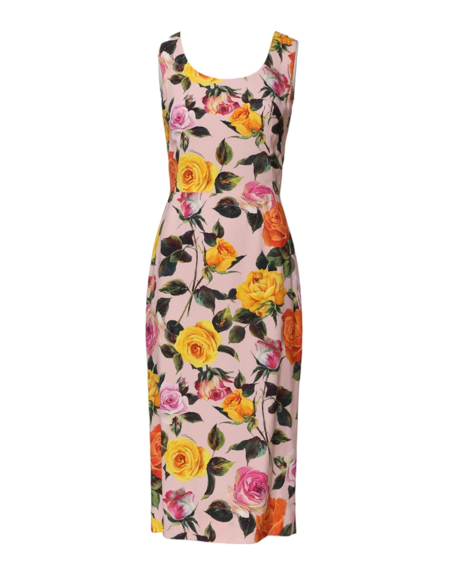 Dolce & Gabbana Multicolor Floral Knee Length Sheath Dress – IT38 | XS par Dolce & Gabbana | Disponible sur Sandy Store ByNet