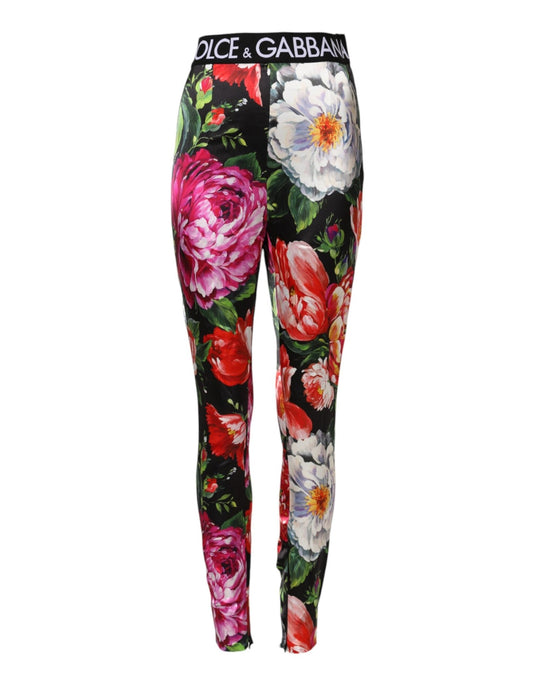 Dolce & Gabbana Multicolor Floral Legging Stretch Waist Pants – IT40|S par Dolce & Gabbana | Disponible sur Sandy Store ByNet