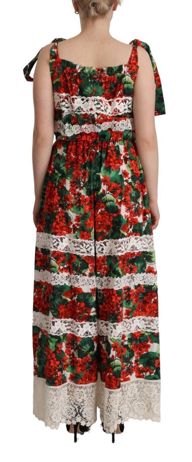 Dolce & Gabbana Multicolor Floral Maxi Dress - Sandy Store ByNet