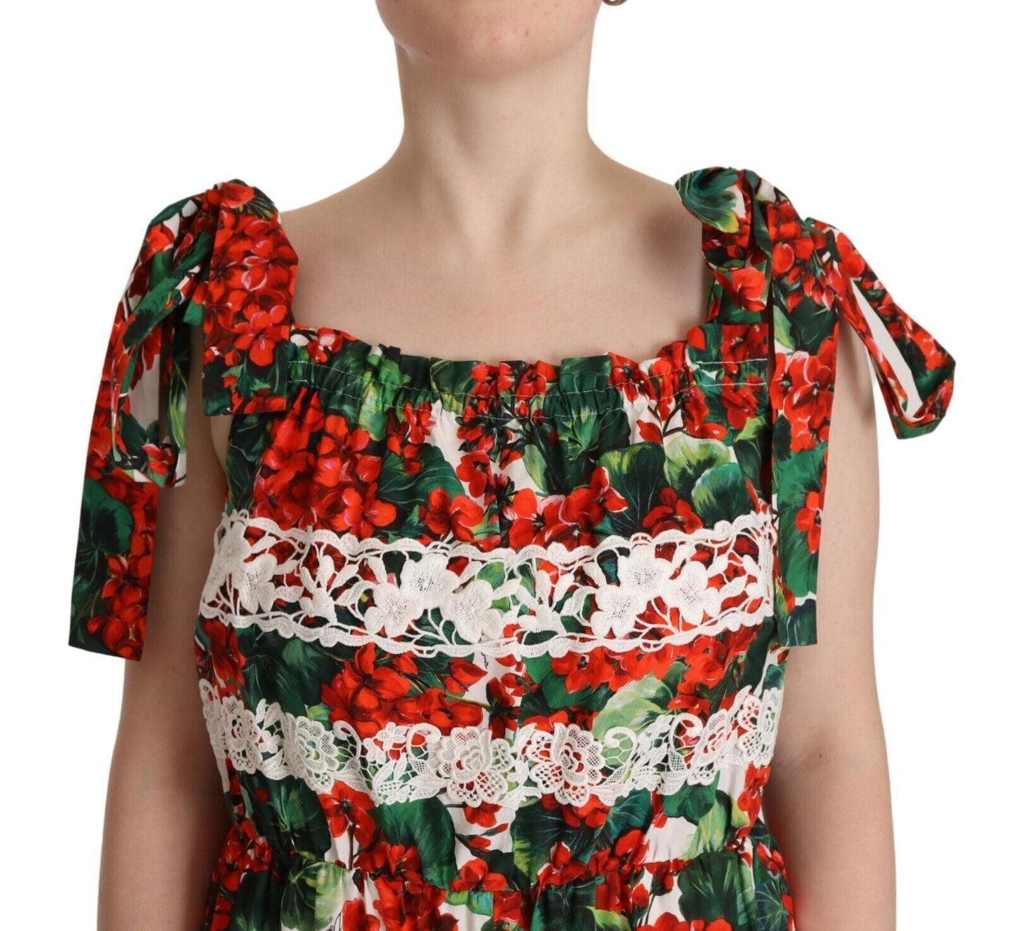 Dolce & Gabbana Multicolor Floral Maxi Dress - Sandy Store ByNet