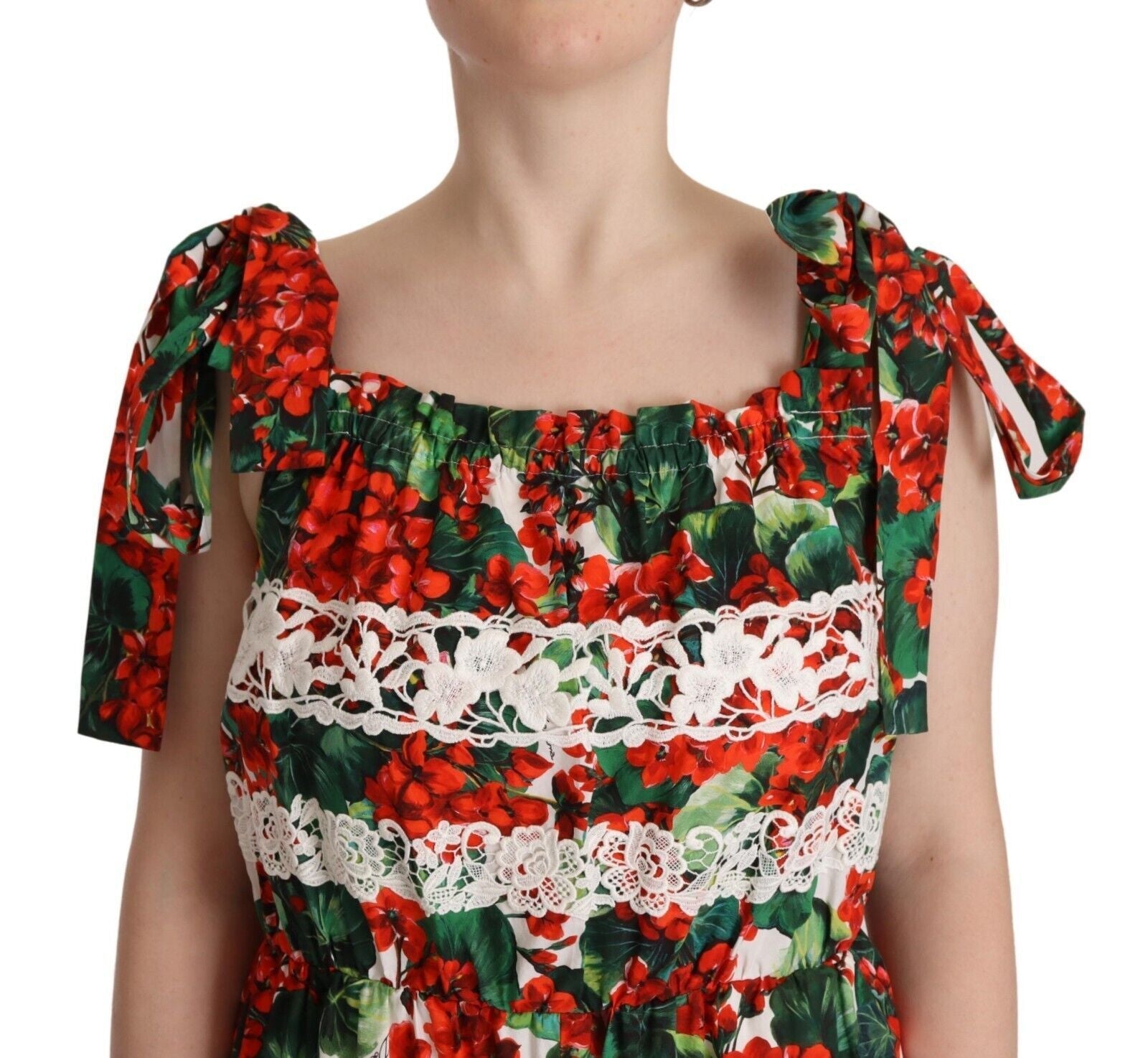 Dolce & Gabbana Multicolor Floral Maxi Dress - Sandy Store ByNet