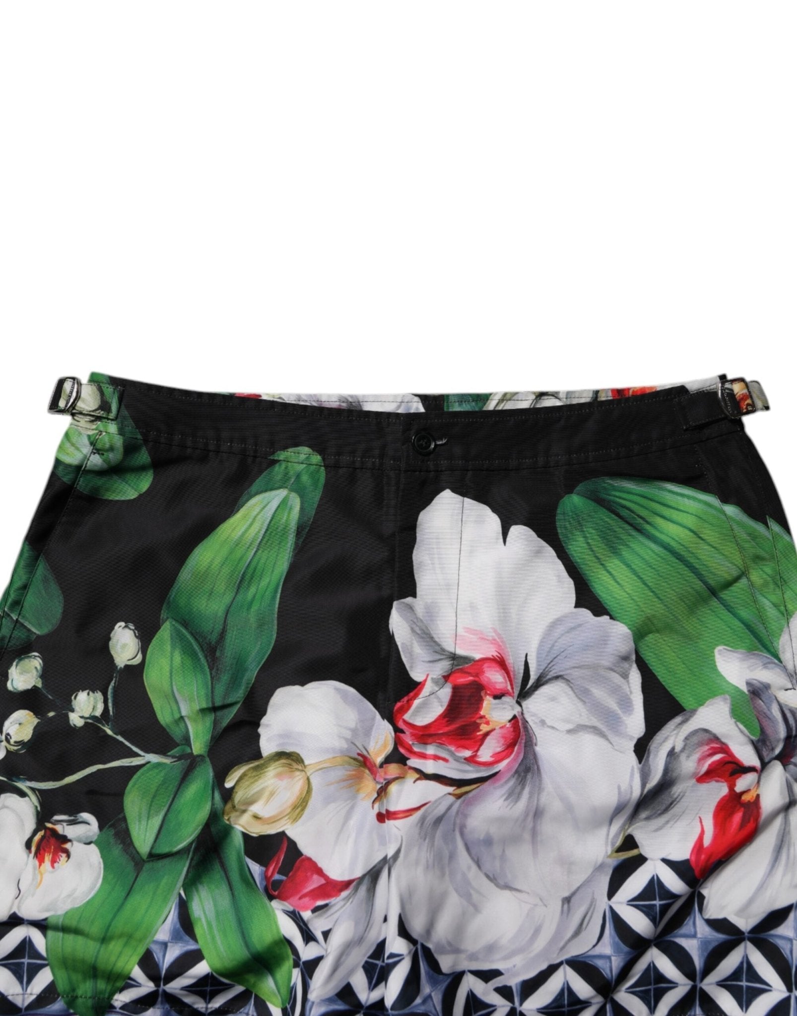 Dolce & Gabbana Multicolor Floral Polyester Men Bermuda Shorts - Sandy Store ByNet