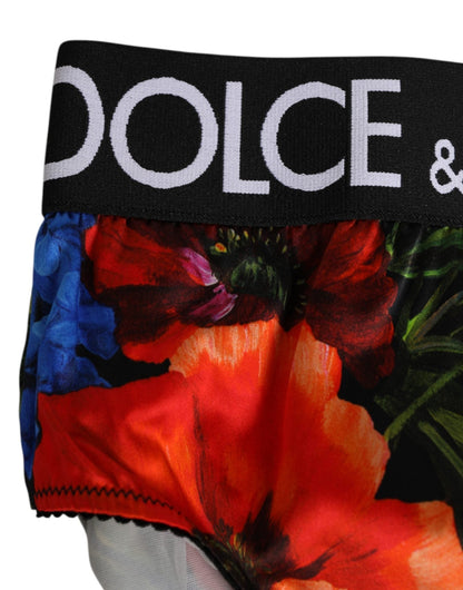 Dolce & Gabbana Multicolor Floral Print High Waist Panty Underwear – IT3 | M par Dolce & Gabbana | Disponible sur Sandy Store ByNet