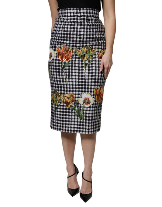Dolce & Gabbana Multicolor Floral Print High Waist Pencil Cut Skirt – IT36 | XS par Dolce & Gabbana | Disponible sur Sandy Store ByNet