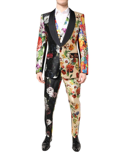 Dolce & Gabbana Multicolor Floral SICILIA Silk 3 Piece Suit – IT48 | M par Dolce & Gabbana | Disponible sur Sandy Store ByNet