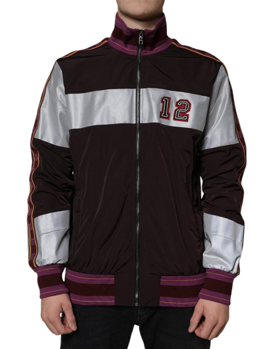 Dolce & Gabbana Multicolor Full Zip Jersey Men Bomber Jacket – IT50 | L par Dolce & Gabbana | Disponible sur Sandy Store ByNet