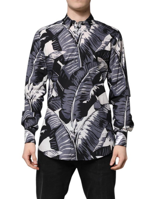 Dolce & Gabbana Multicolor GOLD Cotton Banana Leaf Print Shirt – IT41 | L par Dolce & Gabbana | Disponible sur Sandy Store ByNet