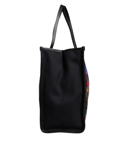 Dolce & Gabbana Multicolor Graphic Printed Top Handle Shopping Tote Bag - Sandy Store ByNet