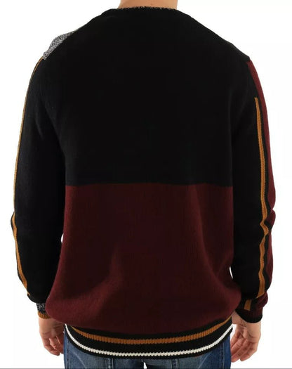 Dolce & Gabbana Multicolor KING Knight Monkey Knitted Cashmere Wool Sweater - Sandy Store ByNet
